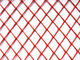 Red anaranjada de la seguridad de construcción de la cerca de la nieve de los PP/del PE, rejilla del diamante